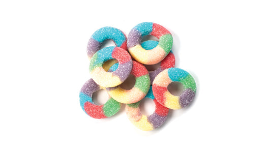 Diwali Sugared Multicolored Rings - Gift Ready